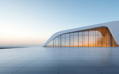  Minimalist modern art building space structure
