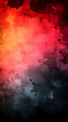 Fototapeta premium Abstract Background Red Orange Black Texture Grunge Gradient Wallpaper Illustration