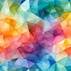 Obraz premium Geometric Rainbow Seamless Pattern, Graphic Seamless Pattern