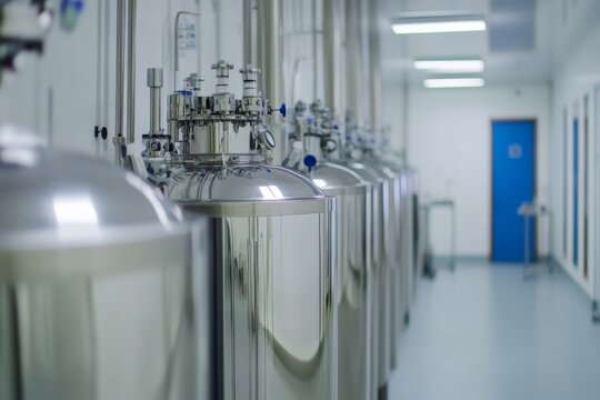 Pharmaceutical factory equipment and chemical reactors in the medical industry for active substances