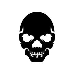 Fototapeta premium Cool skull logo. Skull vector illustration.