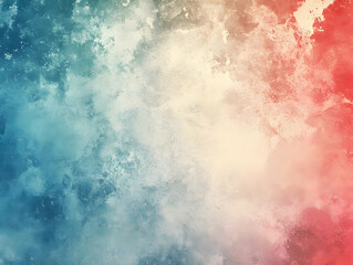 Naklejka premium Abstract Background - Blue, White, and Red Textured Illustration