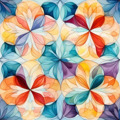 Alcohol Ink Seamless Pattern, Watercolor Seamless Pattern