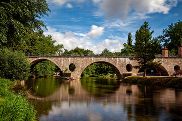A historic bridge in Weimar