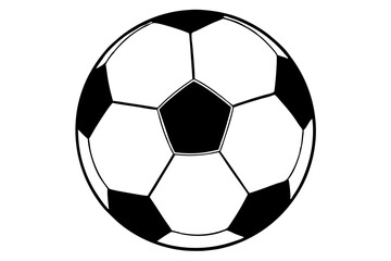 soccer  ball  silhouette vector