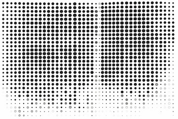 Abstract Background Dotted Pattern Monochrome Illustration