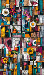 stained window