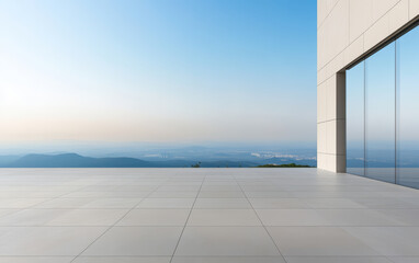 Minimalist modern art building space structure
