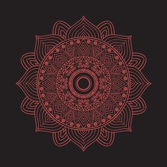 Beautiful Colorful Mandala Design Background. 