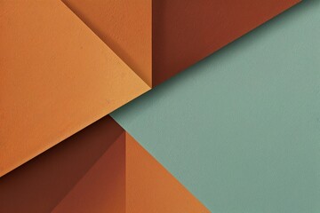 Rich Warm Tone Gradient Interface Design with Textured Burnt Orange Seafoam and Turquoise Elements