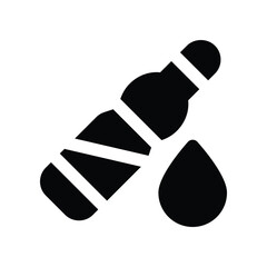 ampoule icon. vector glyph icon for your website, mobile, presentation, and logo design.