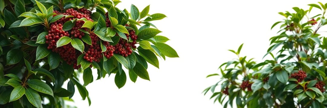 Dense cluster of wild betel leafbush foliage, antioxidant, leaves, dense foliage