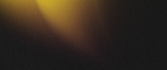 Abstract grainy background, yellow orange purple glowing color shape,dark noise texture wave black backdrop poster header banner wallpaper design