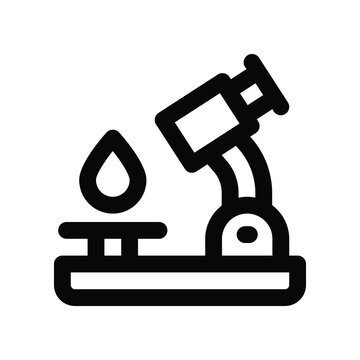 recommend clip art: microscope icon. vector line icon for your website, mobile, presentation, and logo design.