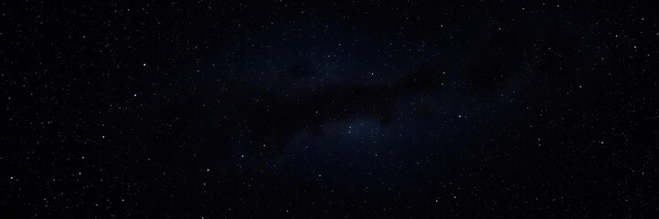 A vast expanse of deep space with stars scattered across the cosmos like diamonds on black velvet, cosmic landscape, stellar expanse, nebulae