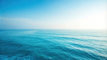 Obraz premium A soothing blue gradient background with subtle gradient fade, creating a sense of movement and transition, flow, gradient fade, merge, fluidity, chromatic shift