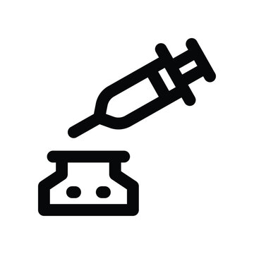 recommend clip art: vaccine icon. vector line icon for your website, mobile, presentation, and logo design.