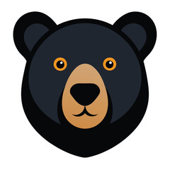 Bear Head Icon Vector Illustration
