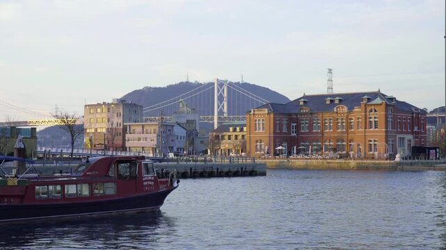 夕暮れの門司港レトロ