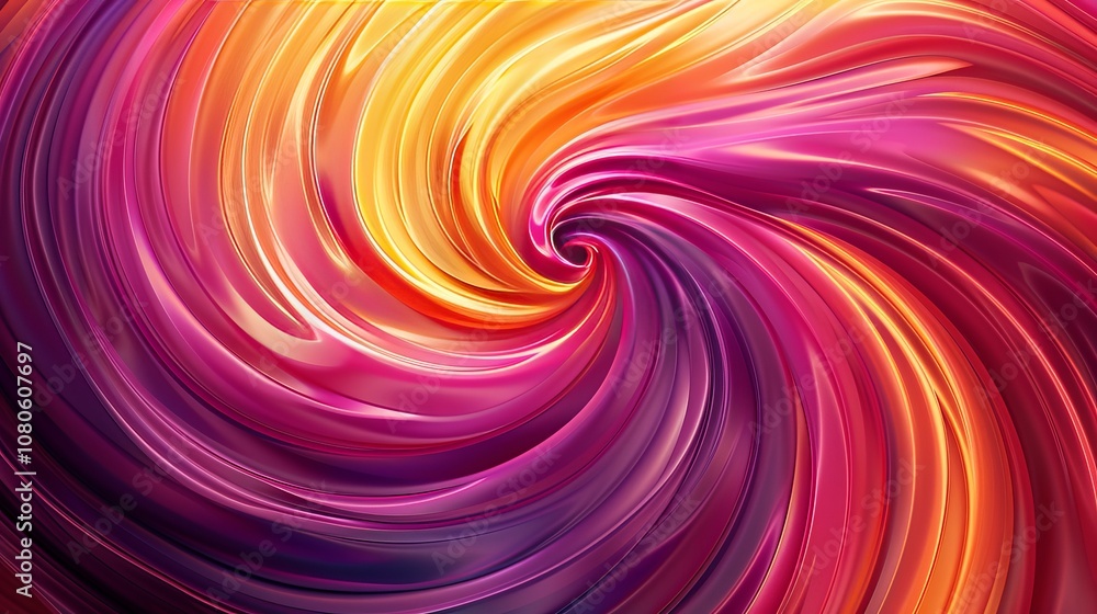 Poster dynamic and vibrant background with swirling patterns