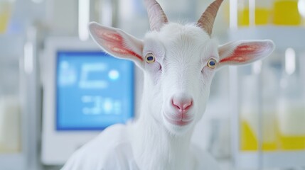 AIPowered Goat Milking Station with RealTime Data Display