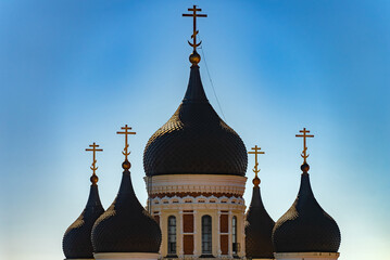 Alexander Nevsky Cathedral in old Tallinn.