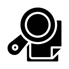 search document glyph icon