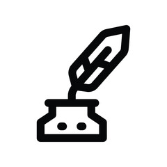 ink icon. vector line icon for your website, mobile, presentation, and logo design.