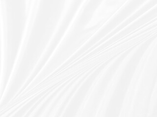 beautiful clean fashion woven soft fabric abstract smooth curve shape decorative textile white background