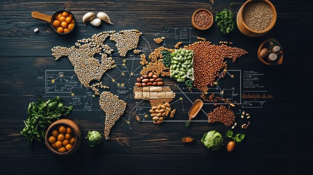 Mapping global food distribution networks a digital perspective on food security