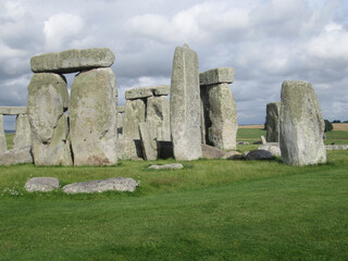 Stonehenge on Salisbury Plain in Wiltshire in england on july 27, ‎2021