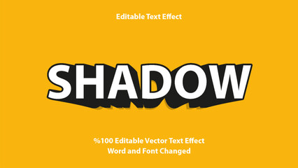 Fototapeta premium Shadow Style Editable Text Effect