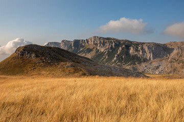 Fototapeta premium Aerial View of Zelengora Mountains in Bosnia