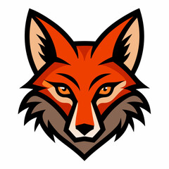 Coyote Head Icon Vector