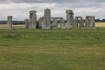 Fototapeta premium Stonehenge on Salisbury Plain in Wiltshire in england on july 27, ‎2021