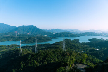 Natural scenery of Shenzhen Reservoir, Shenzhen City, Guangdong Province, China