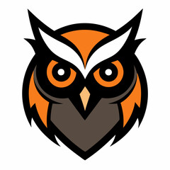 Horned Owl Head Icon