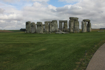 Stonehenge on Salisbury Plain in Wiltshire in england on july 27, ‎2021
