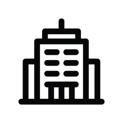 office building icon. vector line icon for your website, mobile, presentation, and logo design.