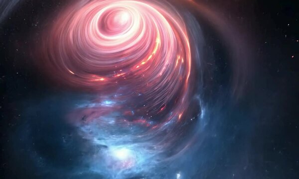 Cosmic portal opening to another dimension