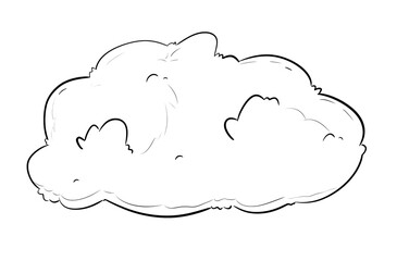 bush digital drawing illustration isolated