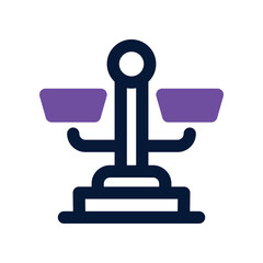 balance icon. vector dual tone icon for your website, mobile, presentation, and logo design.