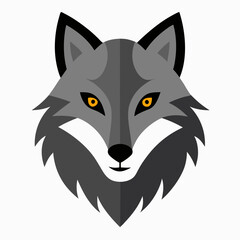 Wolf Head Icon Vector Illustration