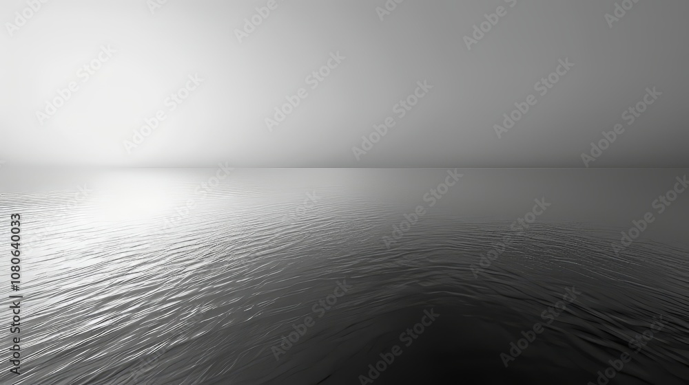 Poster a grayscale gradient with a smooth transition from light to dark, creating a sense of balance and ha