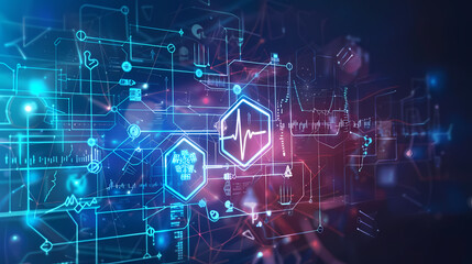 technology background  Generated AI