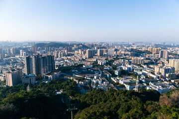 Fototapeta premium Buji Building Group landscape, Longgang District, Shenzhen City, Guangdong Province, China