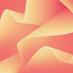 Vibrant Abstract Orange and Yellow Wave Background