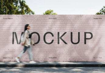 Brick Wall Mockup