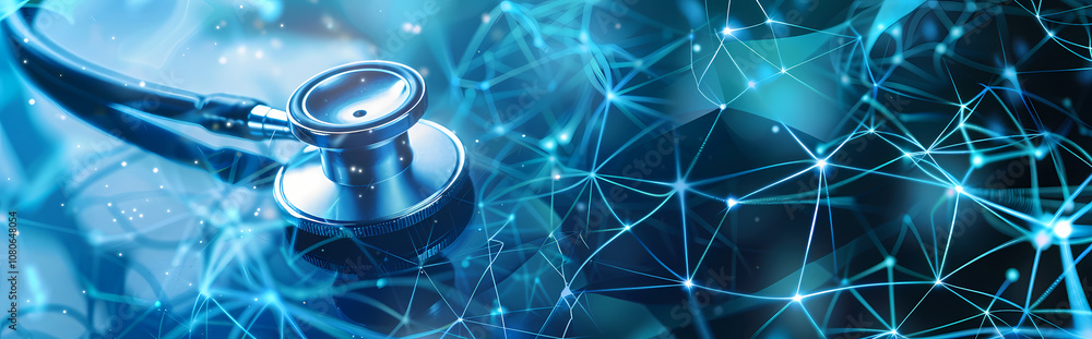 Poster medicale object in a background generated ai