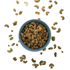 sugared nuts caramelized granola cashew almond walnut